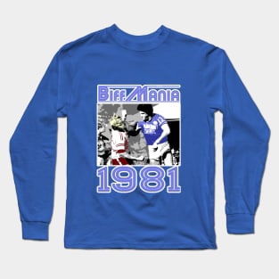 Retro Footy - BIFFMANIA 1981 Long Sleeve T-Shirt